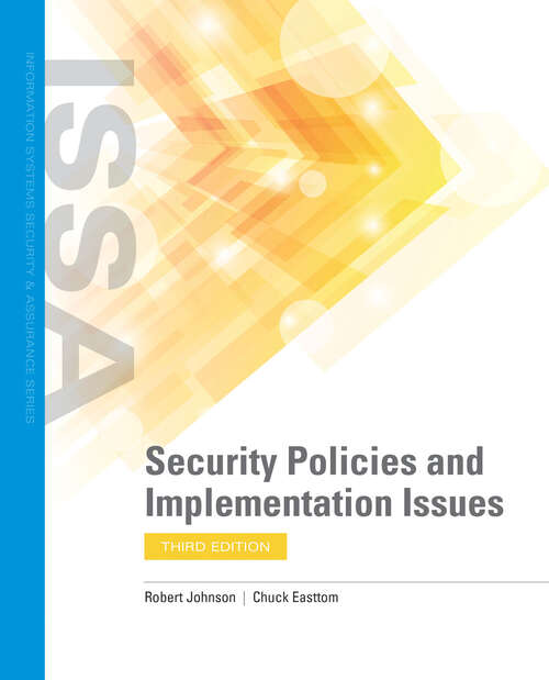 Book cover of Security Policies and Implementation Issues (3)