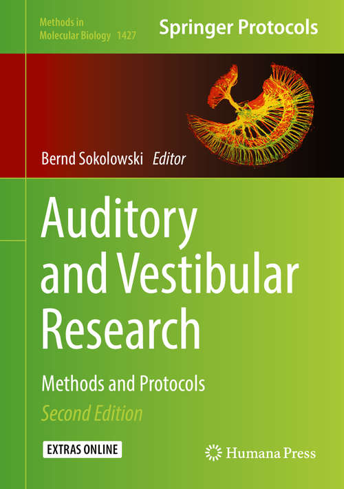 Book cover of Auditory and Vestibular Research
