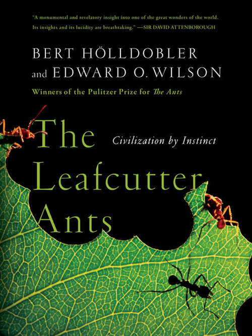 Book cover of The Leafcutter Ants: Civilization by Instinct