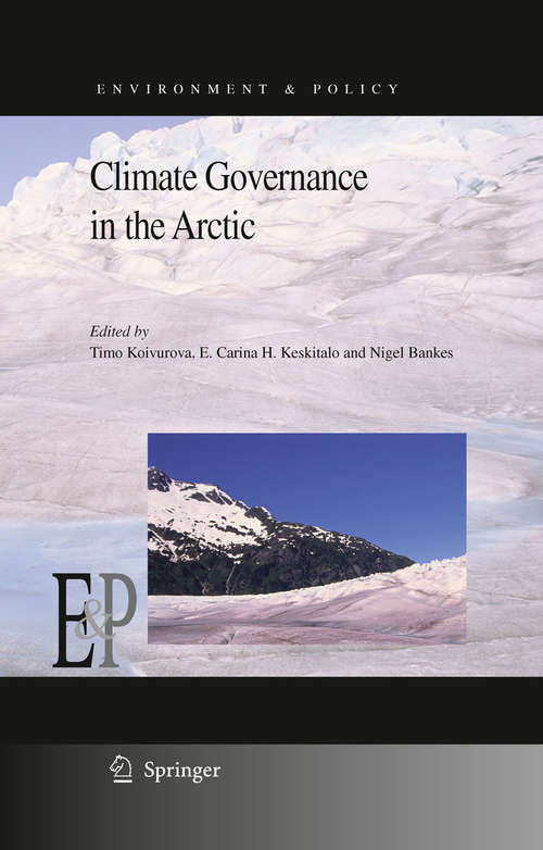 Book cover of Climate Governance in the Arctic