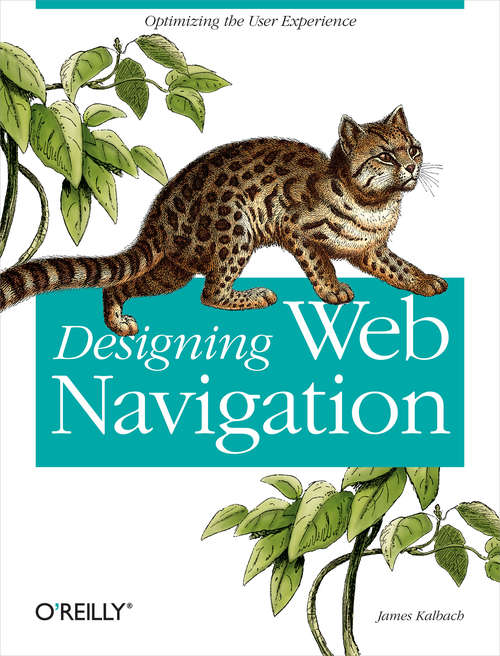 Book cover of Designing Web Navigation