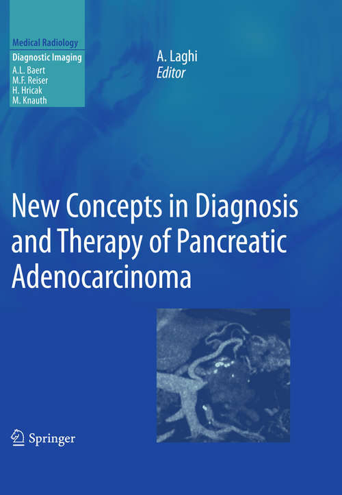 Book cover of New Concepts in Diagnosis and Therapy of Pancreatic Adenocarcinoma