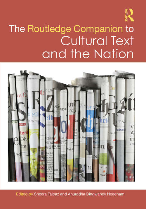 Book cover of The Routledge Companion to Cultural Text and the Nation (1) (Routledge Literature Companions)