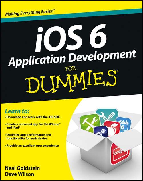 Book cover of iOS 6 Application Development For Dummies
