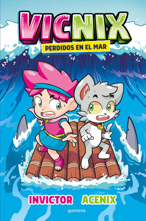 Book cover of Vicnix perdidos en el mar (Invictor y Acenix: Volumen 1)