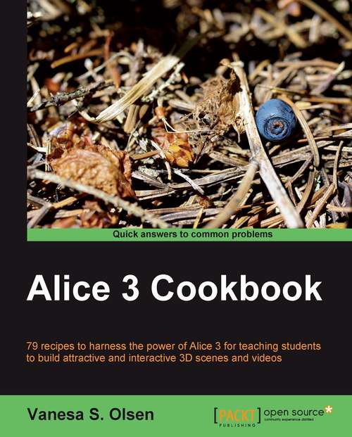 Book cover of Alice 3 Cookbook