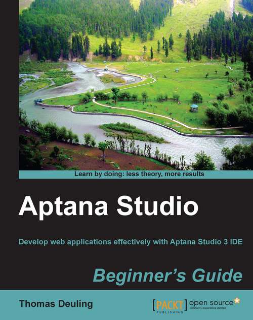 Book cover of Aptana Studio Beginner's Guide
