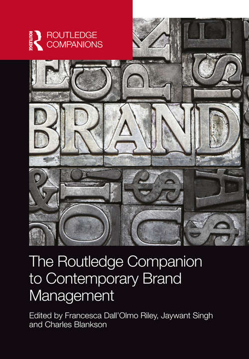 The Routledge Companion to Contemporary Brand Management (Routledge Companions in Business, Management and Accounting)
