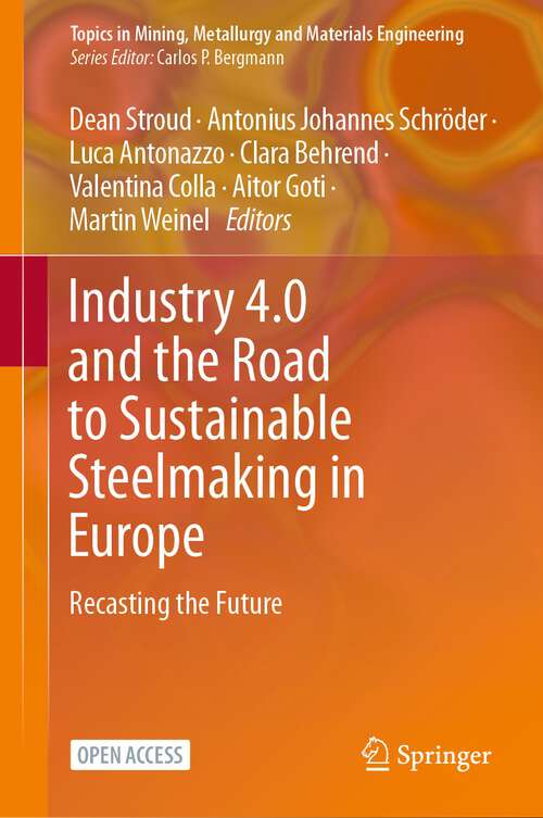 Book cover of Industry 4.0 and the Road to Sustainable Steelmaking in Europe: Recasting the Future (1st ed. 2024) (Topics in Mining, Metallurgy and Materials Engineering)