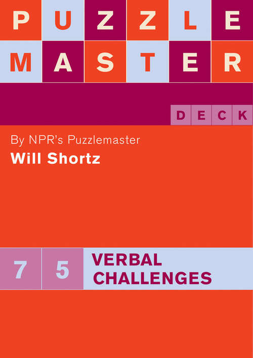 Book cover of Puzzlemaster Deck: 75 Verbal Challenges