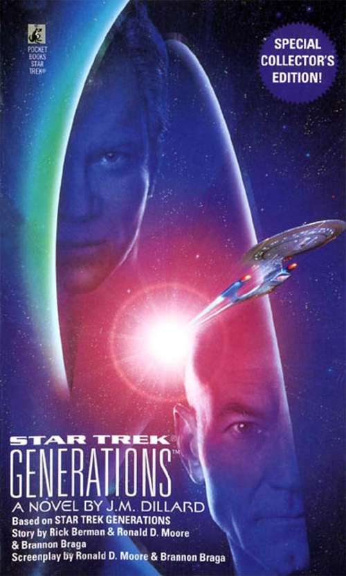 Book cover of Generations: Star Trek The Next Generation (Star Trek: No.40)