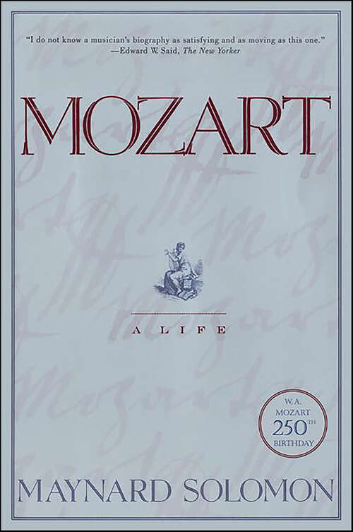 Book cover of Mozart: A Life
