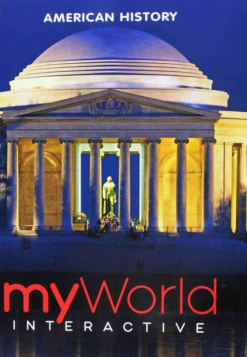 Book cover of American History (myWorld Interactive )