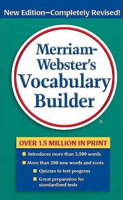 Book cover of Merriam-Webster's Vocabulary Builder