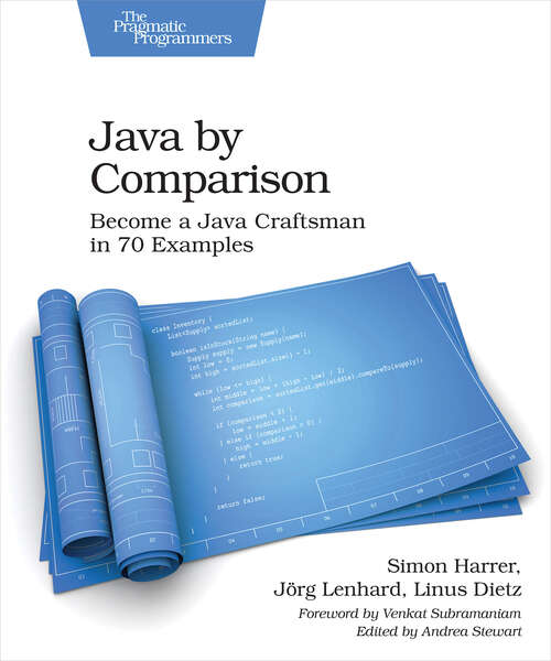 Book cover of Java By Comparison