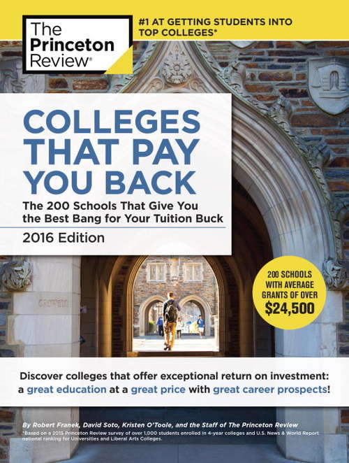 Book cover of Colleges That Pay You Back