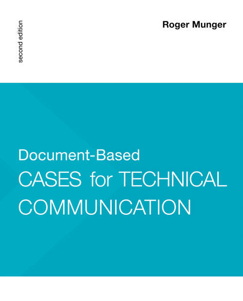 Book cover of Document-Based Cases for Technical Communication