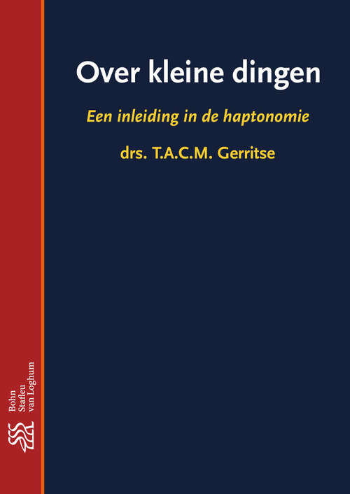 Book cover of Over kleine dingen