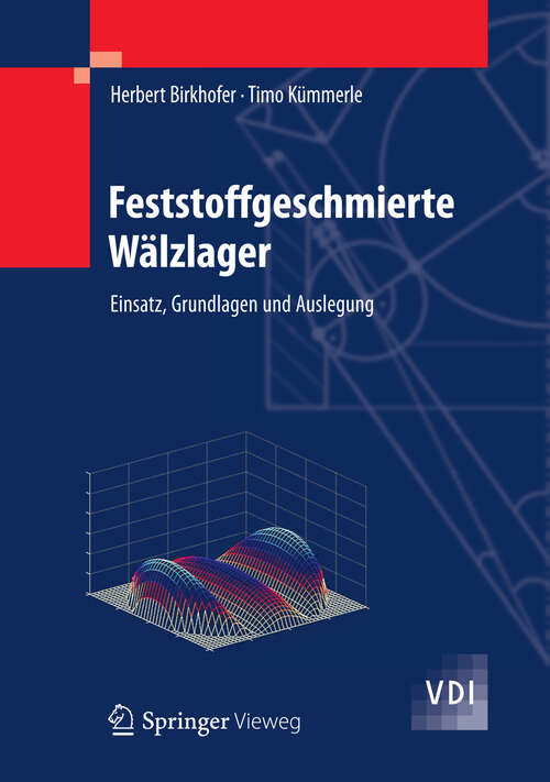 Book cover of Feststoffgeschmierte Wälzlager