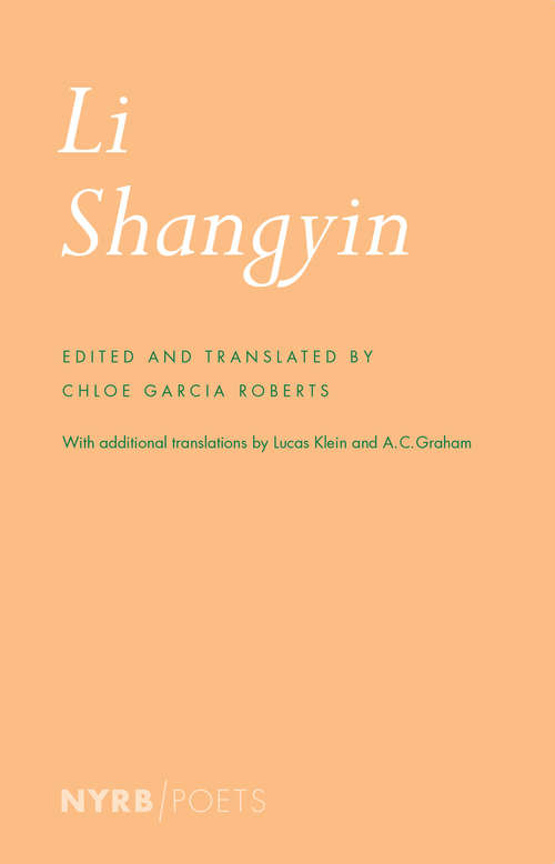 Li Shangyin (Nyrb Poets Ser.)