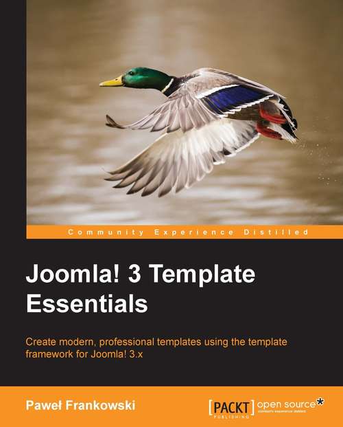 Book cover of Joomla! 3 Template Essentials