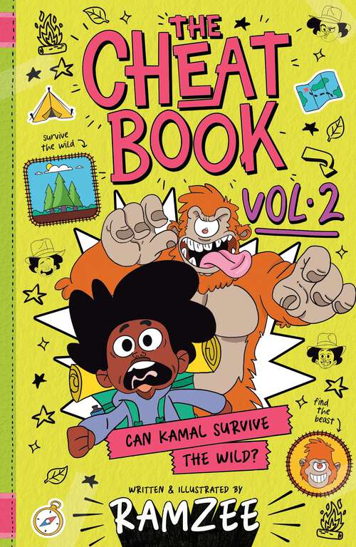 Book cover of The Cheat Book: Can Kamal survive the wild? (The Cheat Book #2)