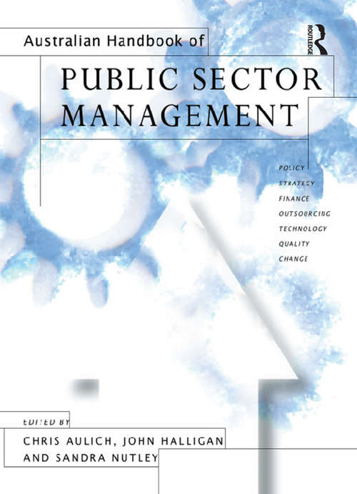 Australian Handbook of Public Sector Management