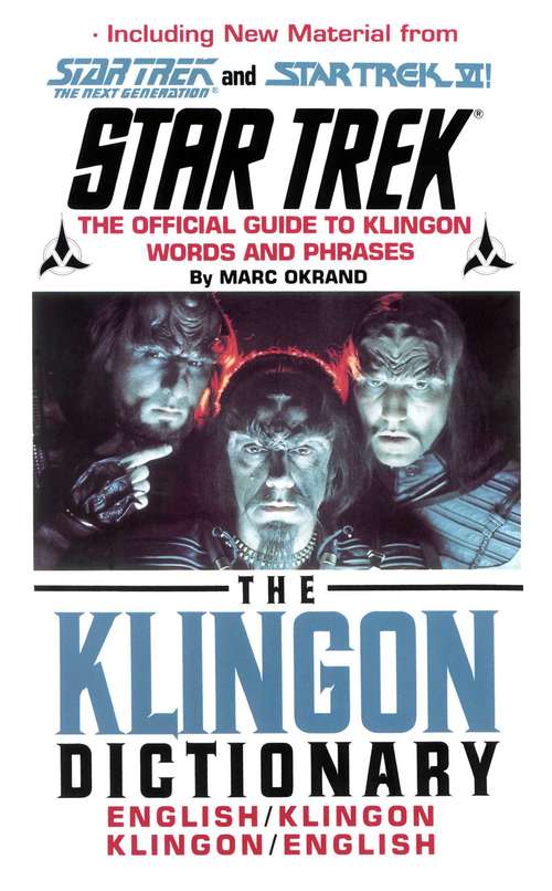 Book cover of The Star Trek: The Klingon Dictionary