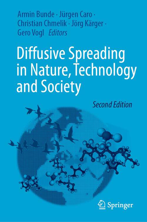 Book cover of Diffusive Spreading in Nature, Technology and Society (2nd ed. 2023)