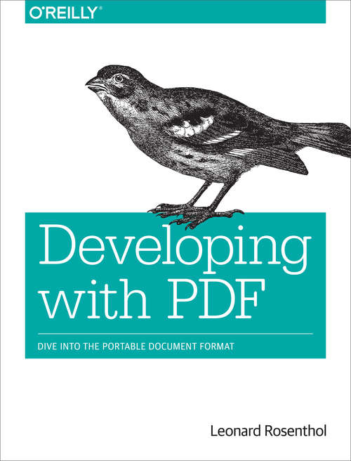 Book cover of Developing with PDF