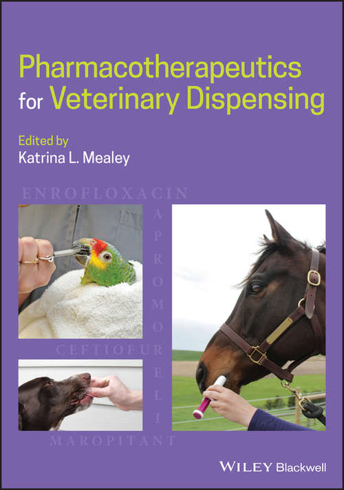 Book cover of Pharmacotherapeutics for Veterinary Dispensing