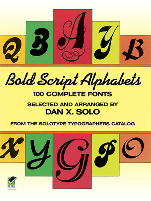 Book cover of Bold Script Alphabets