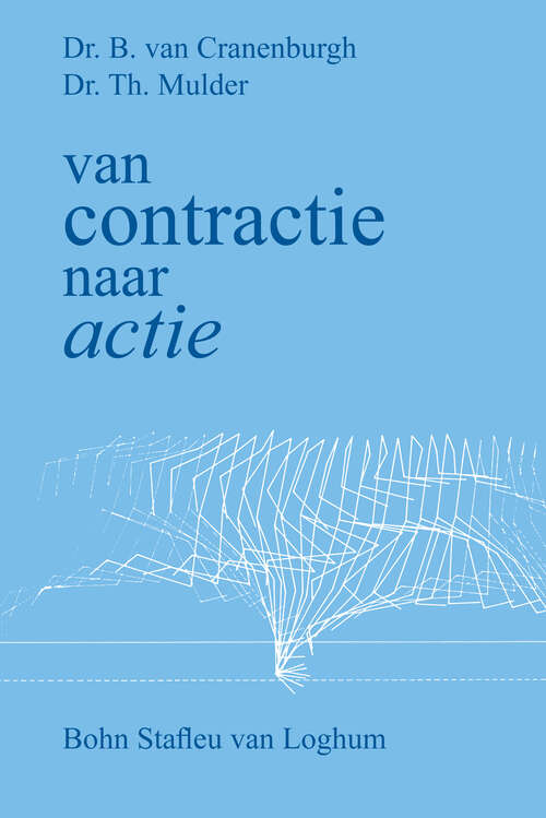 Book cover of Van contractie naar actie