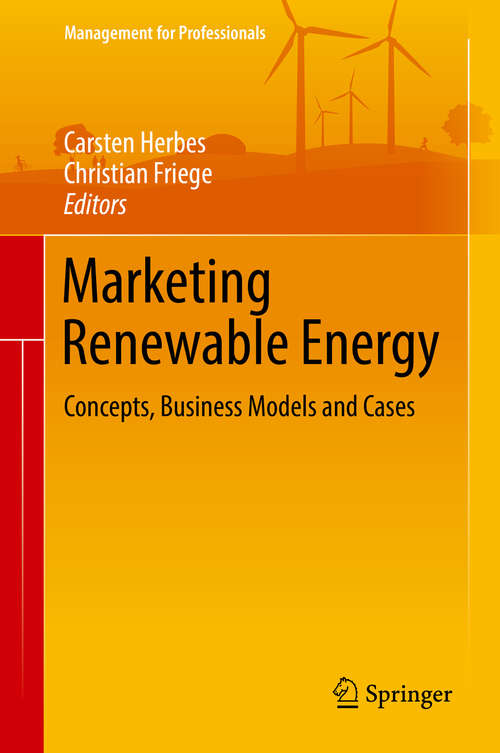 Book cover of Marketing Renewable Energy