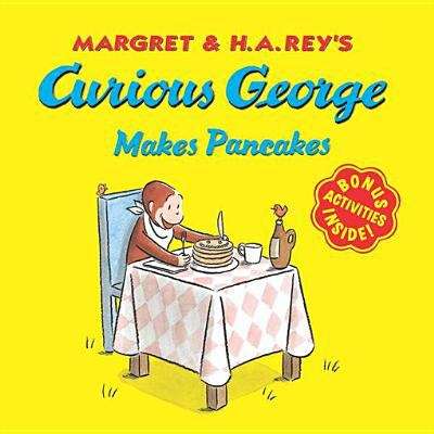 Book cover of Curious George Makes Pancakes
