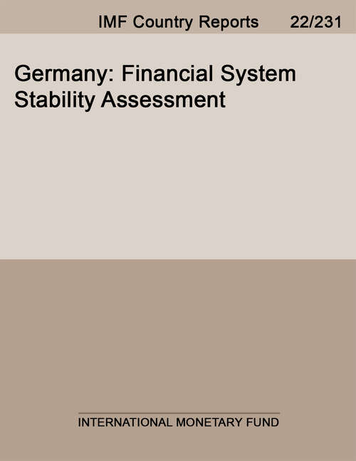 Book cover of Germany: Financial Sector Assessment Program-financial System Stability Assessment (Imf Staff Country Reports)
