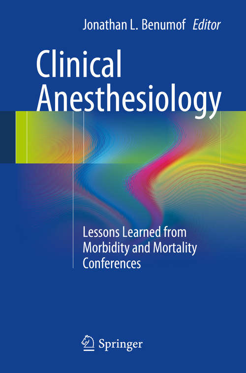 Book cover of Clinical Anesthesiology