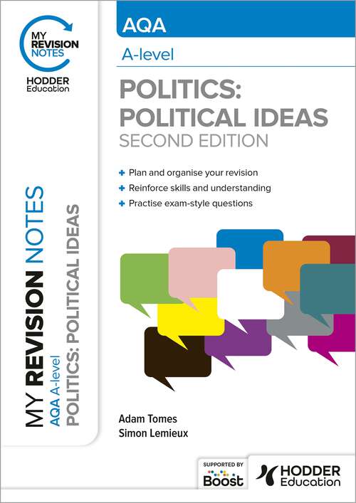 Book cover of My Revision Notes: AQA A-level Politics: Political Ideas Second Edition