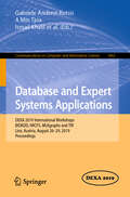 Database and Expert Systems Applications: DEXA 2019 International Workshops BIOKDD, IWCFS, MLKgraphs and TIR, Linz, Austria, August 26–29, 2019, Proceedings (Communications in Computer and Information Science #1062)