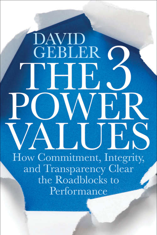 Book cover of The 3 Power Values