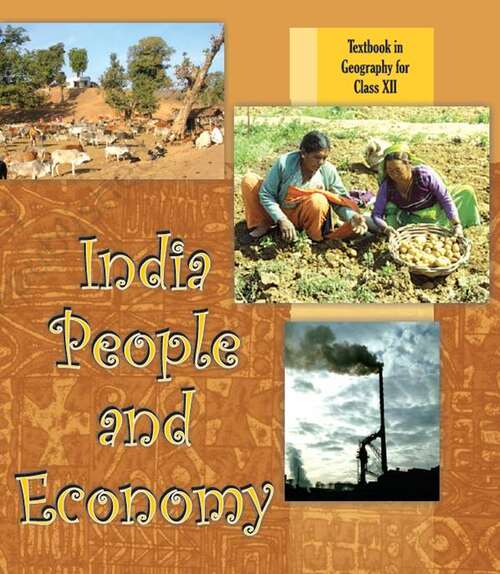 Book cover of India People and Economy class 12 - NCERT - 23 (Rationalised 2023-24) (Geography)