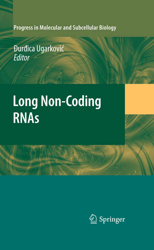 Book cover of Long Non-Coding RNAs