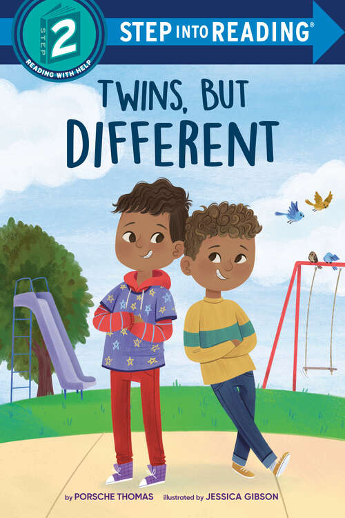 Book cover of Twins, but Different (Step into Reading)
