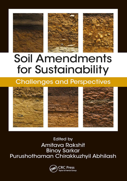 Book cover of Soil Amendments for Sustainability: Challenges and Perspectives