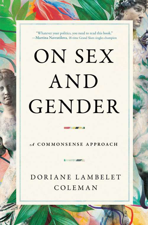 Book cover of On Sex and Gender: A Commonsense Approach