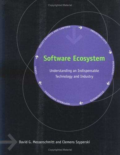 Book cover of Software Ecosystem: Understanding an Indispensable Technology and Industry