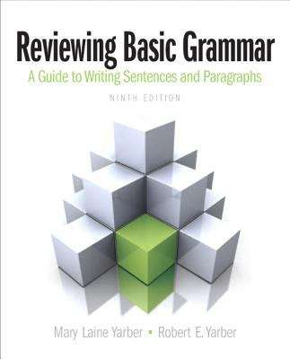 Book cover of Reviewing Basic Grammar (Ninth Edition)