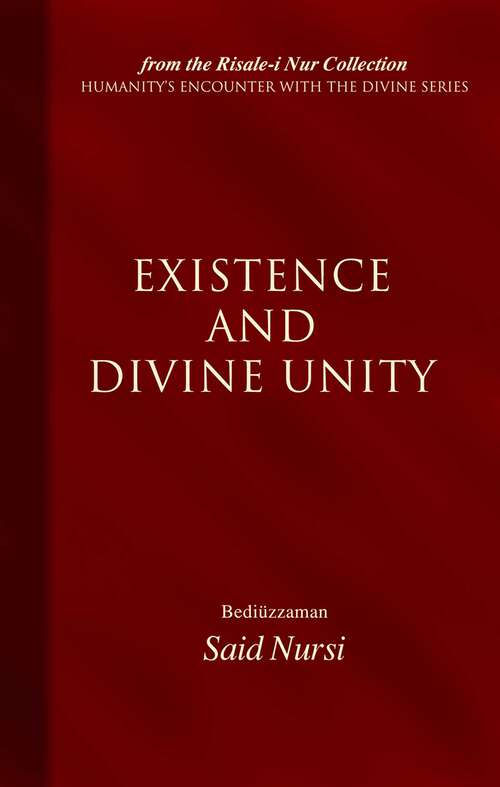 Book cover of Existence And Divine Unity