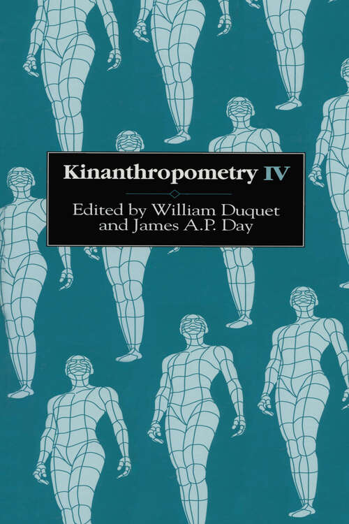 Book cover of Kinanthropometry IV