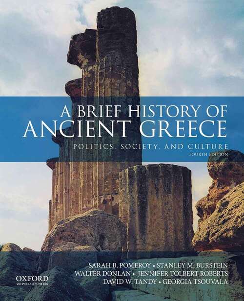 Book cover of A Brief History of Ancient Greece: Politics, Society, and Culture (Fourth Edition)